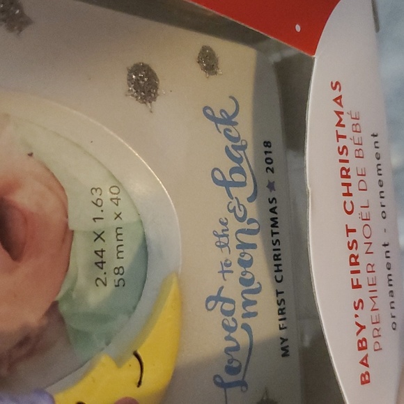 Baby first ornament - Picture 4 of 4